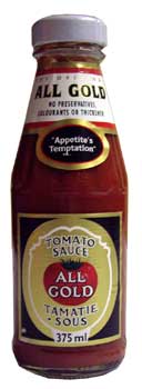 All Gold Tomato Sauce (350ml)