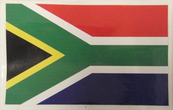 Stickers - South African Flag  (9 x 6cm)