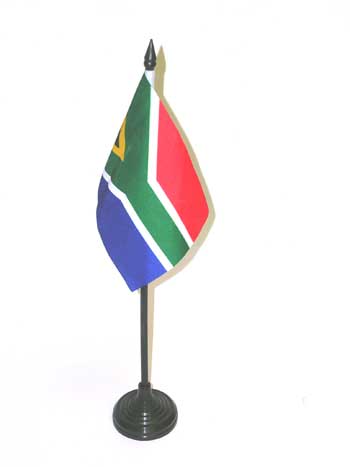 South African Desk Flag (6 x 4in)