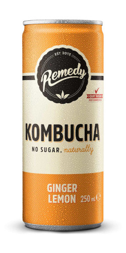 Remedy Kombucha Ginger Lemon (250ml)