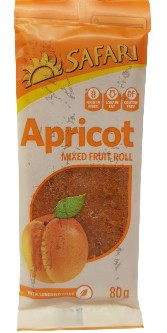 Safari Fruit Roll - Apricot (80g)