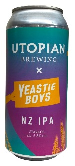 Yeastie Boys x Utopian Brewing - NZ IPA (440ml)