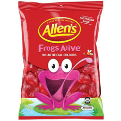 Allens Frogs Alive (190g)