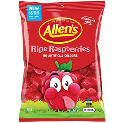Allens Ripe Raspberries (190g)