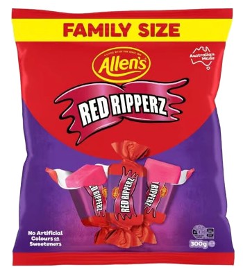 Allens Red Ripperz (300g)