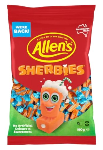 Allens Sherbies (150g)