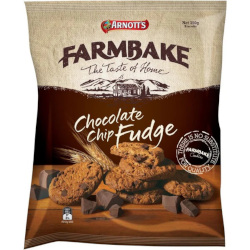 Arnotts Farmbake Cookies Chocolate Chip Fudge (310g)