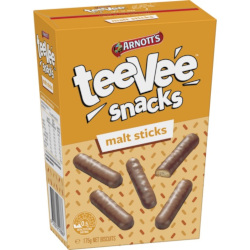 Arnotts Tee Vee Snacks - Malt Sticks (175g)