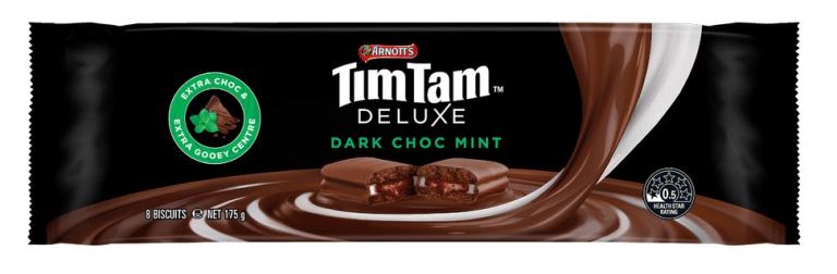 Arnotts Tim Tam DELUXE - Dark Choc Mint (175g)