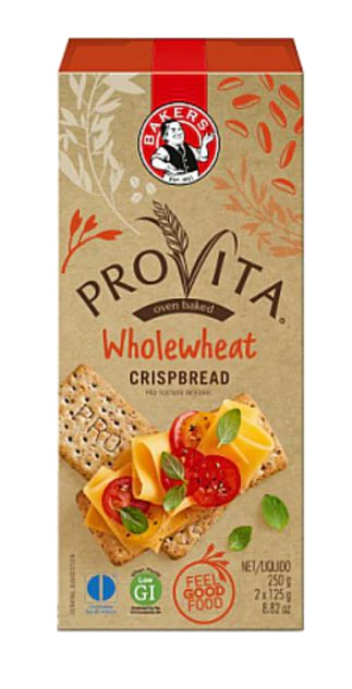 Bakers Provita Wholewheat Crispbread  (250g)