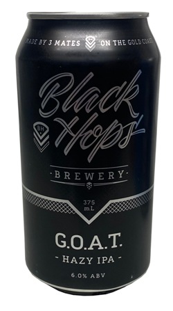 Black Hops G.O.A.T Hazy IPA (375ml Can)