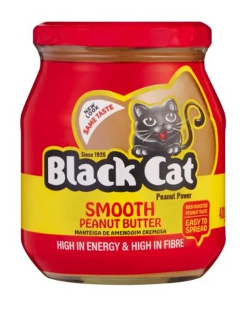 Blackcat Peanut Butter - Smooth (400g)