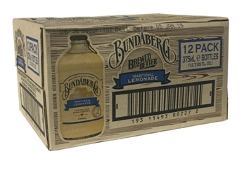Bundaberg Traditional Lemonade - Australian Import (12 x 375ml Bottles)