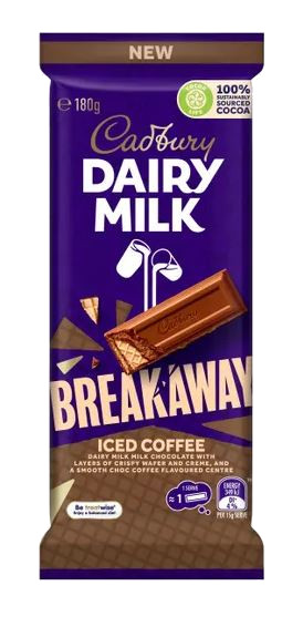 Cadbury Dairy Milk Breakaway Iced Coffee (180g)