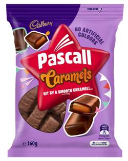Cadbury Pascall Caramels (160g)