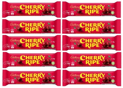 Cadbury Cherry Ripe MULTIBUY (10 x 44g)