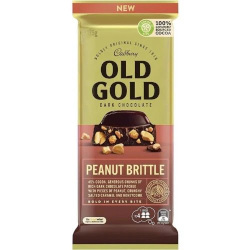 Cadbury Old Gold Dark Chocolate Peanut Brittle (175g)