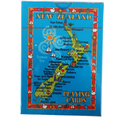 Playing Cards - NZ Map