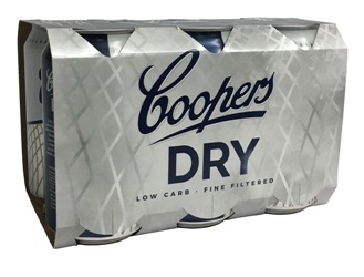 Coopers Dry (6 x 375ml Cans)