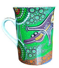 Mug - Aboriginal - Crocodile