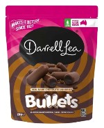 Darrell Lea Dark Chocolate Liquorice Bullets (226g)