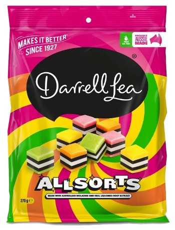 Darrell Lea Liquorice Allsorts (270g)