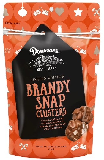 Donovans Brandy Snap Clusters (130g)