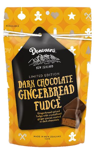 Donovans Dark Chocolate Gingerbread Fudge (150g)