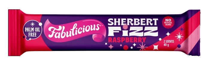 RJs Fabulicious Sherbert Fizz Raspberry (40g)