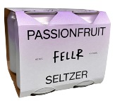 Fellr Passionfruit Seltzer (4 x 330ml Cans)