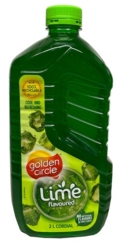 Golden Circle Cordial - Lime (2lt)
