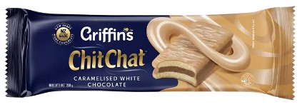 Griffins Chit Chat Caramelised White Chocolate (200g)