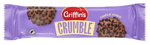 Griffins Cookies Crumble Triple Chocolate (165g)