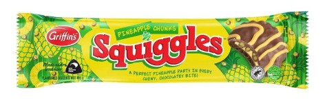 Griffins Squiggles Pineapple Chunks (195g)