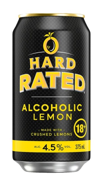 Hard Rated - Alcoholic Solo Lemon (375ml)