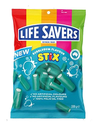 Lifesavers Bubblegum Fizz Stix (200g)