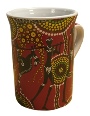 Mug - Aboriginal Hunter-Gatherer - Red