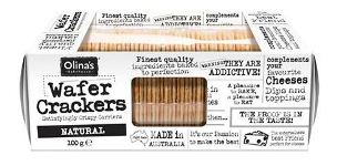 Olinas Bakehouse Wafer Crackers -  Natural (100g)