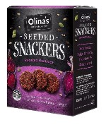 Olinas Bakehouse Seeded Snackers - Roasted Beetroot (140g)