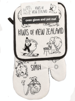 Oven Mitt & Pot Set - Busy Kiwis