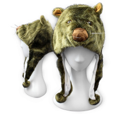 Wombat Plush Hat