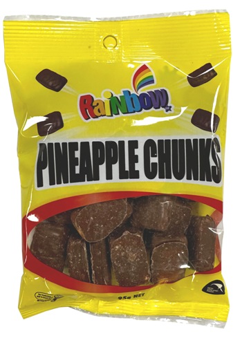 Rainbow Pineapple Chunks (95g)