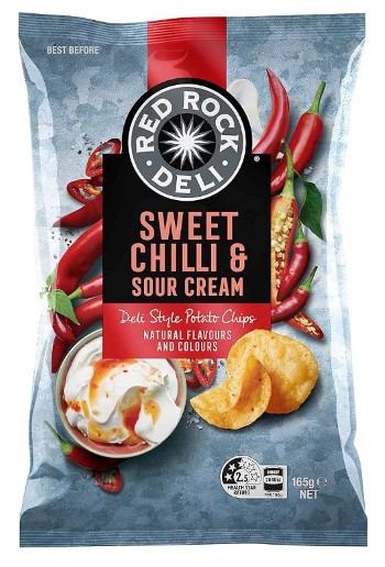 Red Rock Deli Sweet Chilli & Sour Cream Larger Bag (165g)