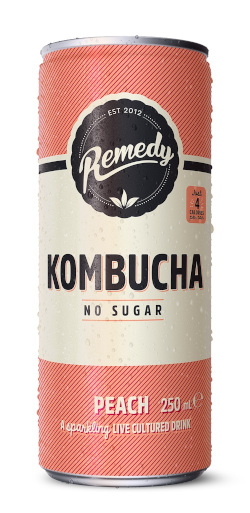 Remedy Kombucha Peach (250ml)