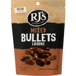 RJs Mixed Licorice Bullets (220g)