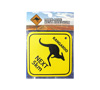 Metal Road Sign - Kangaroo next 5km (Small)