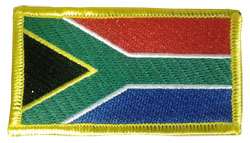 South African Flag Sew On Patch
