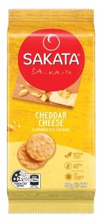 Sakata Gluten Free Rice Crackers - Cheddar Cheese (90g)