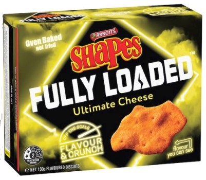 Arnotts Shapes Fully Loaded - Ultimate Cheese (130g)