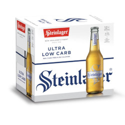 Steinlager Ultra Low Carb Lager (12 x 330ml Bottles)